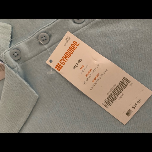 Gymboree Girls Polo Shirt M 7/8 New - Picture 4 of 5
